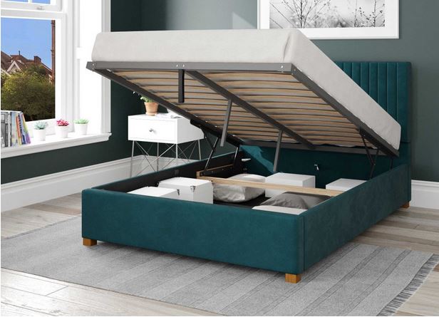 grant upholstered ottoman bed